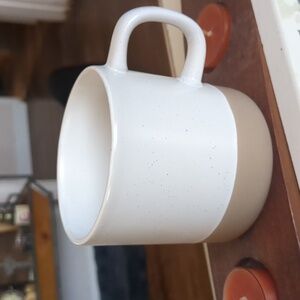 Ceramic White/Tan Mug